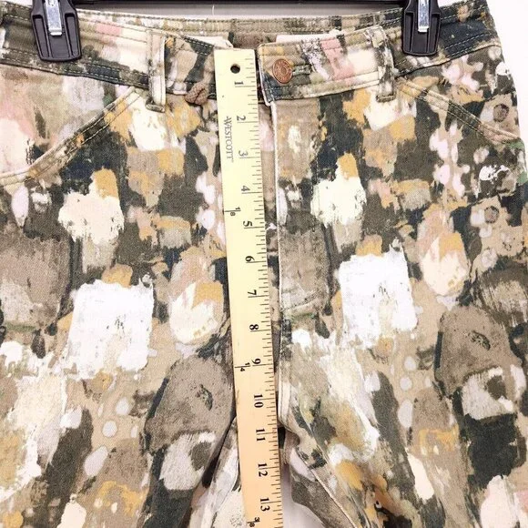 Anthropologie Pilcro Carpenter Jeans Ultra High-Rise Relaxed Women 27 Watercolor - Picture 7 of 14
